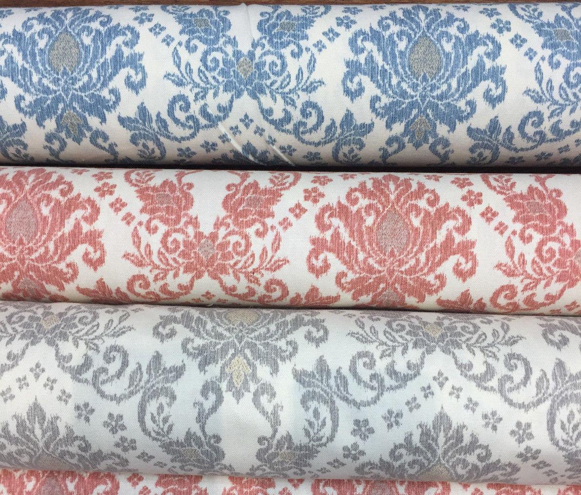 Romance Damask Cotton Print Fabric - Bloom, Damask Print, 58" Width (1 Yard)