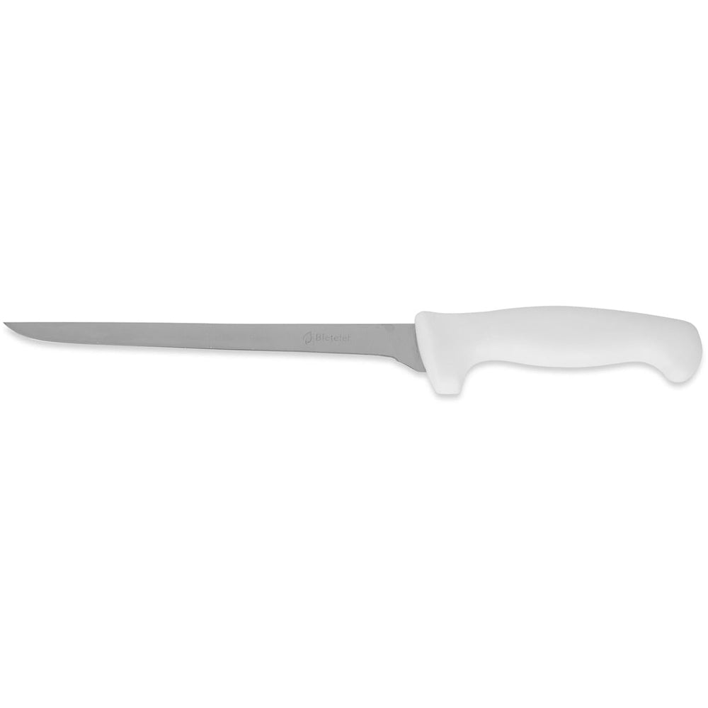 Bleteleh 8.5" Fillet Knife with White Handle