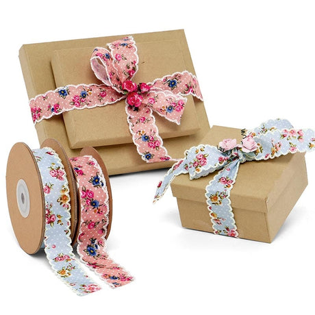 Vintage Floral Ribbon Gotha Color 1 / ROLL