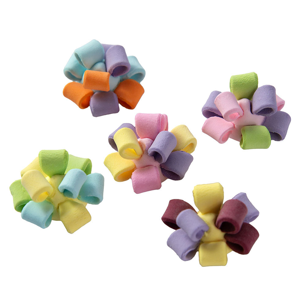 O'Creme Assorted Color Gumpaste Bows, Set of 5