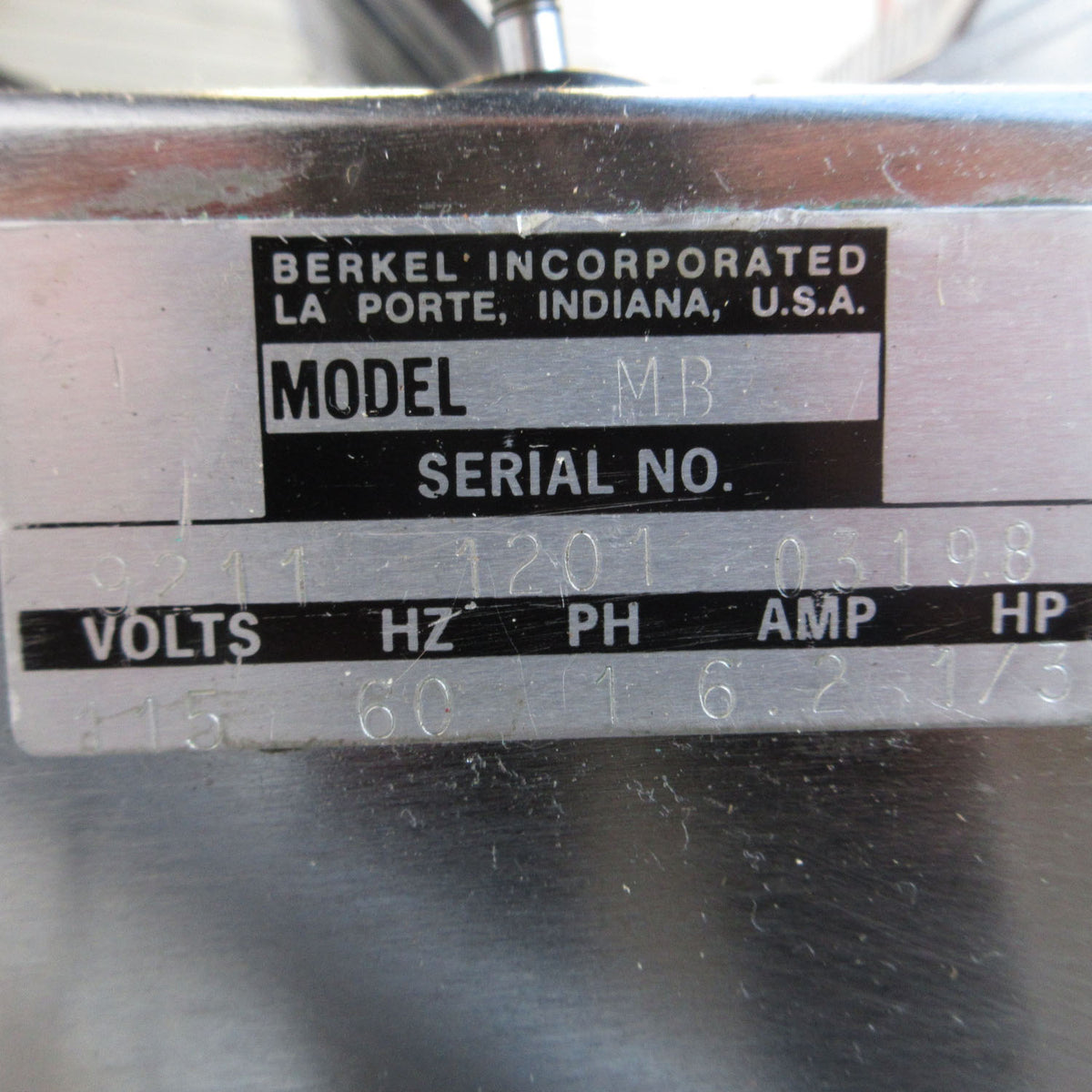 Berkel MB-7/16 Bread Slicer 7/16" Cut, Used Excellent Condition