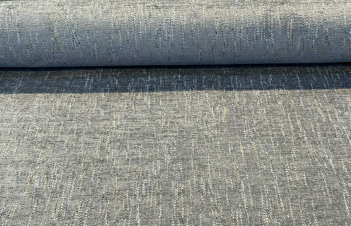 Barrow M10793 Chenille Fabric - Gray Blue, 57" Width (1 Yard)