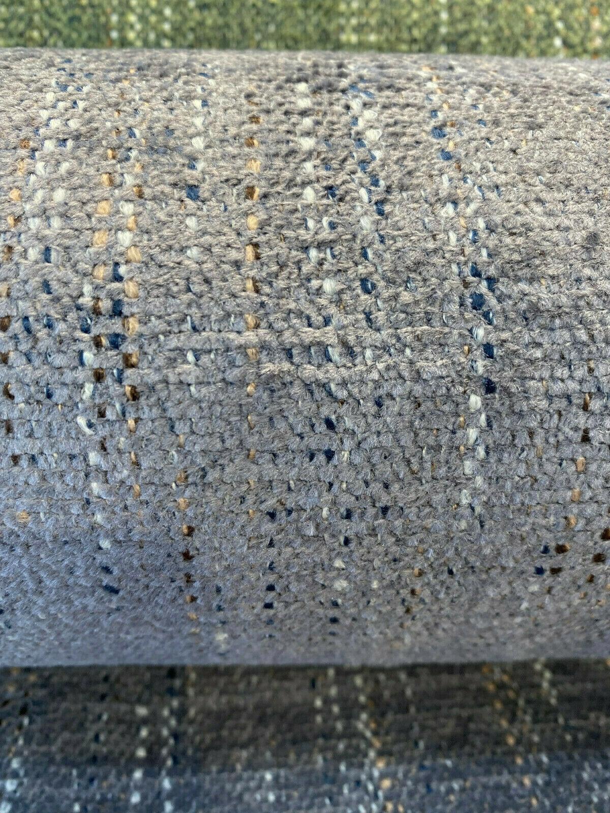 Barrow M10793 Chenille Fabric - Gray Blue, 57" Width (1 Yard)