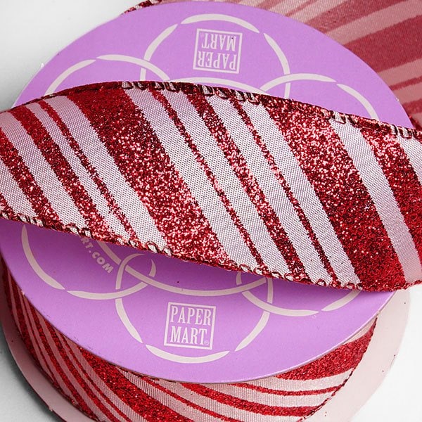 Candy Wired Christmas Ribbon 1 1/2 '' X 10 yd - Candy Color 1 / ROLL