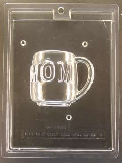 3D Mom Mug Part A & B Chocolate Mold - ECAO524A/B