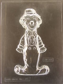 Large Clown Chocolate Mold