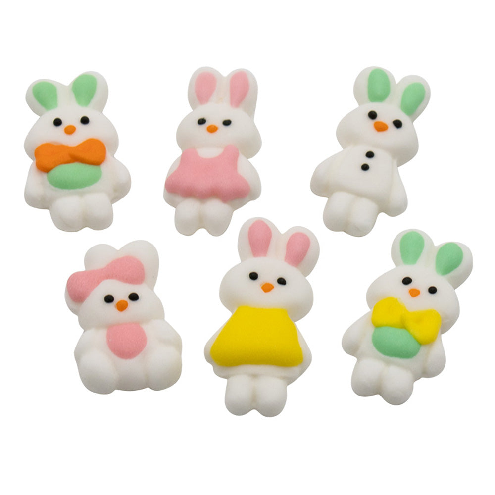 Wilton Pastel Bunnies Icing Decorations, Set of 12
