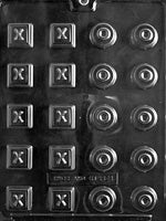 X's And O's Chocolate Truffles Mold