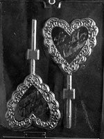 Large To My Valentine Lolly Chocolate Mold