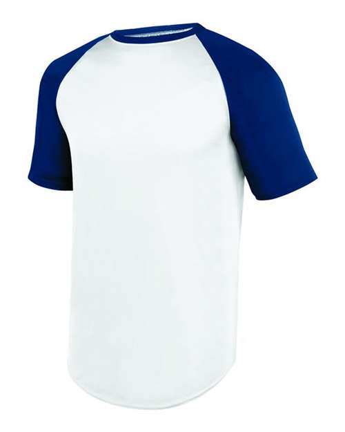 Youth Wicking Short Sleeve Baseball Jersey