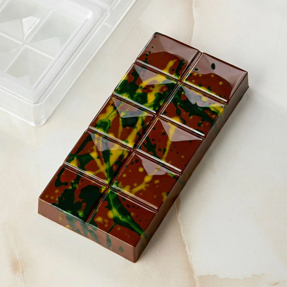 Pavoni Polycarbonate Dubai Chocolate Mold, 3 Cavities