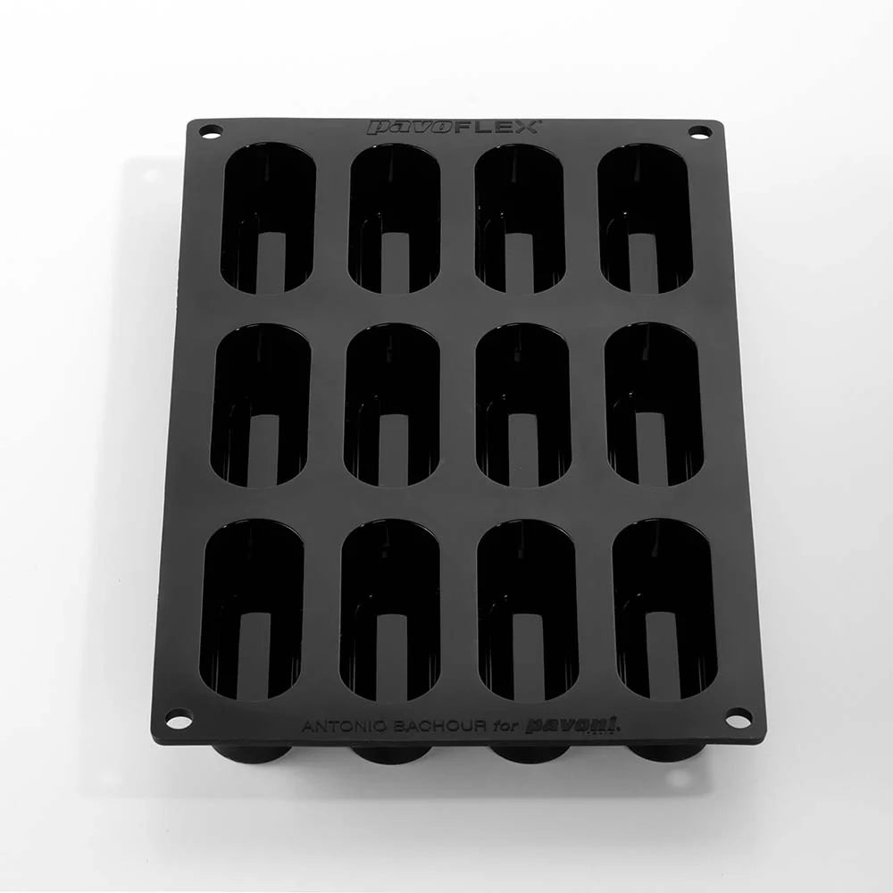 Pavoni Pavoflex PX3225 Round40Time Silicone Mold, 12 Cavities