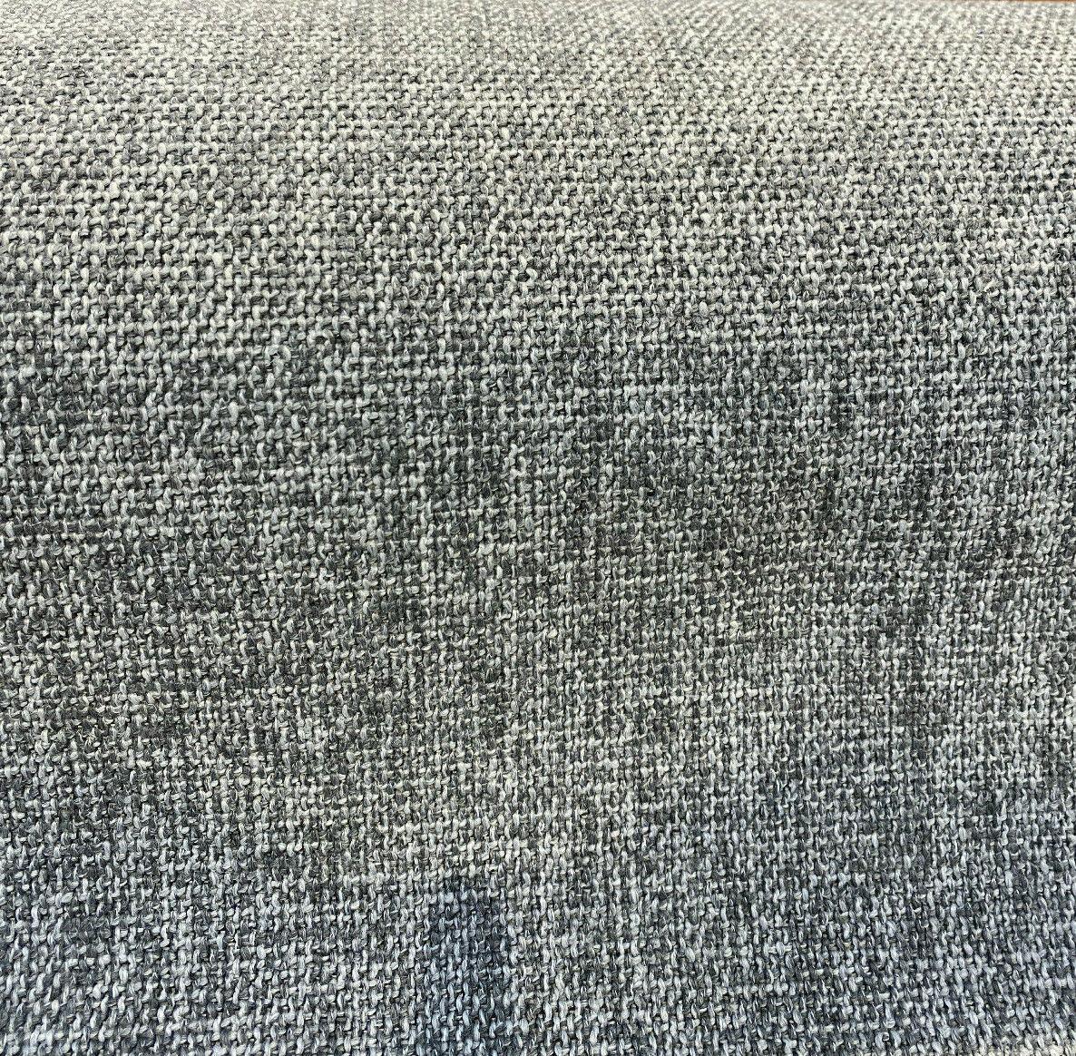 Callamezzo Tech Metal Chenille Basketweave Upholstery Fabric - Metal Basketweave, 61" Width (1 Yard)