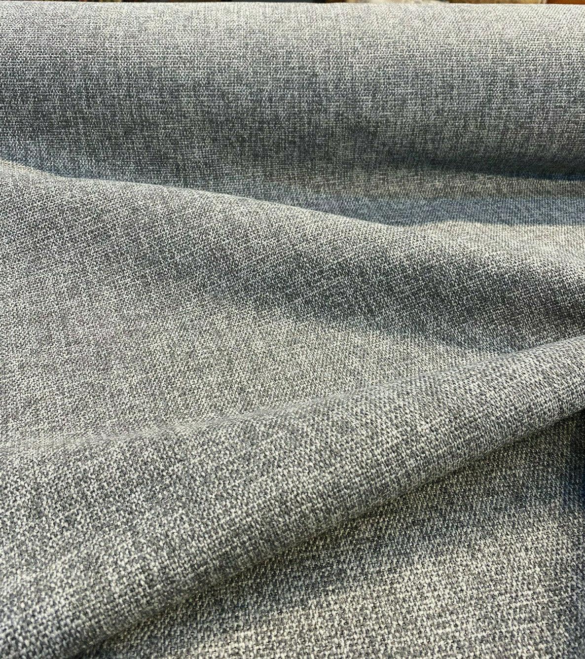 Callamezzo Tech Metal Chenille Basketweave Upholstery Fabric - Metal Basketweave, 61" Width (1 Yard)
