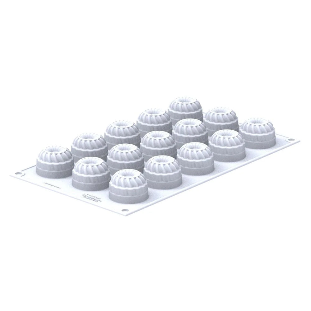 Silikomart PLEIN COUER ROUND 27 Silicone Mold, 15 Cavities
