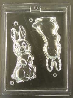 3D Pretty Rabbit Chocolate Mold - ECE890