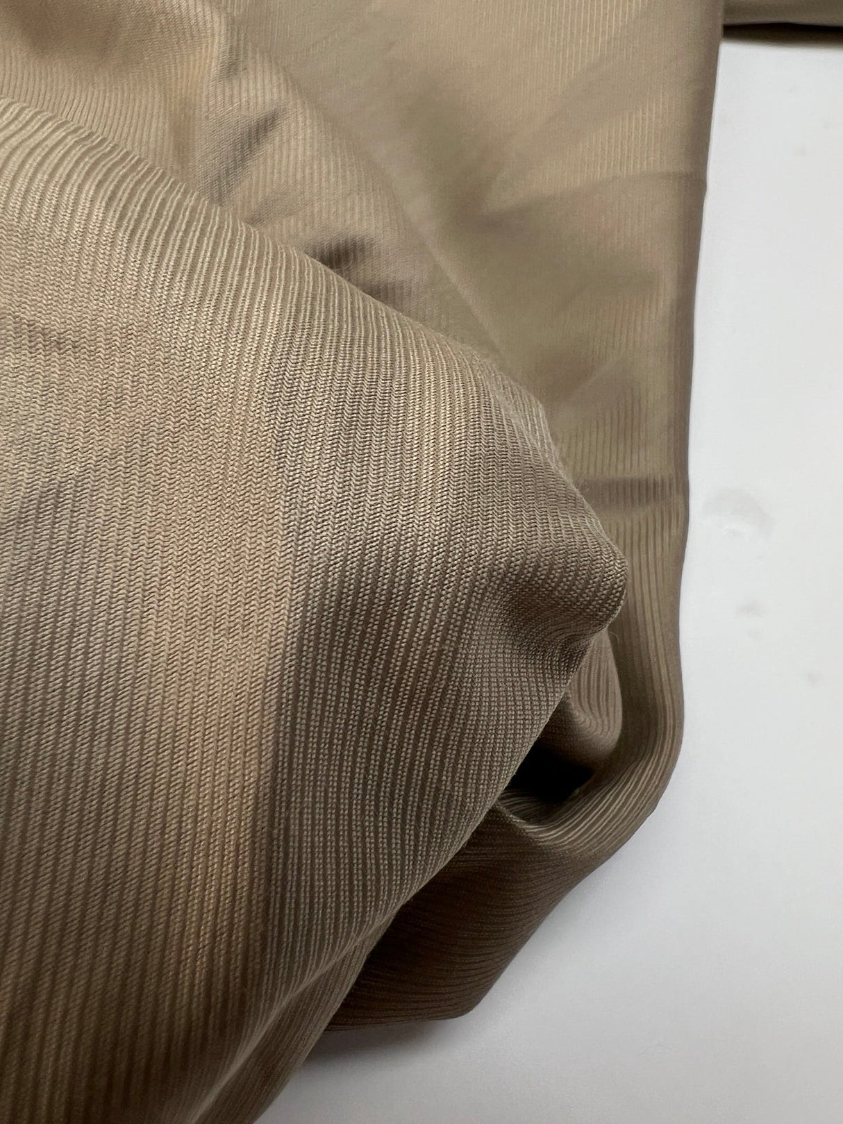 Cotton Nylon Twill Brown Beige