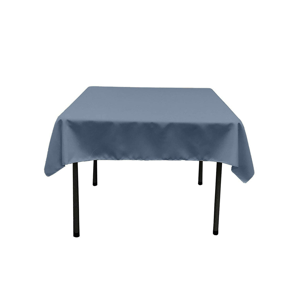 Polyester Poplin Fabric - Solid Color, 58" X 58" Square Tablecloth (1 Piece)