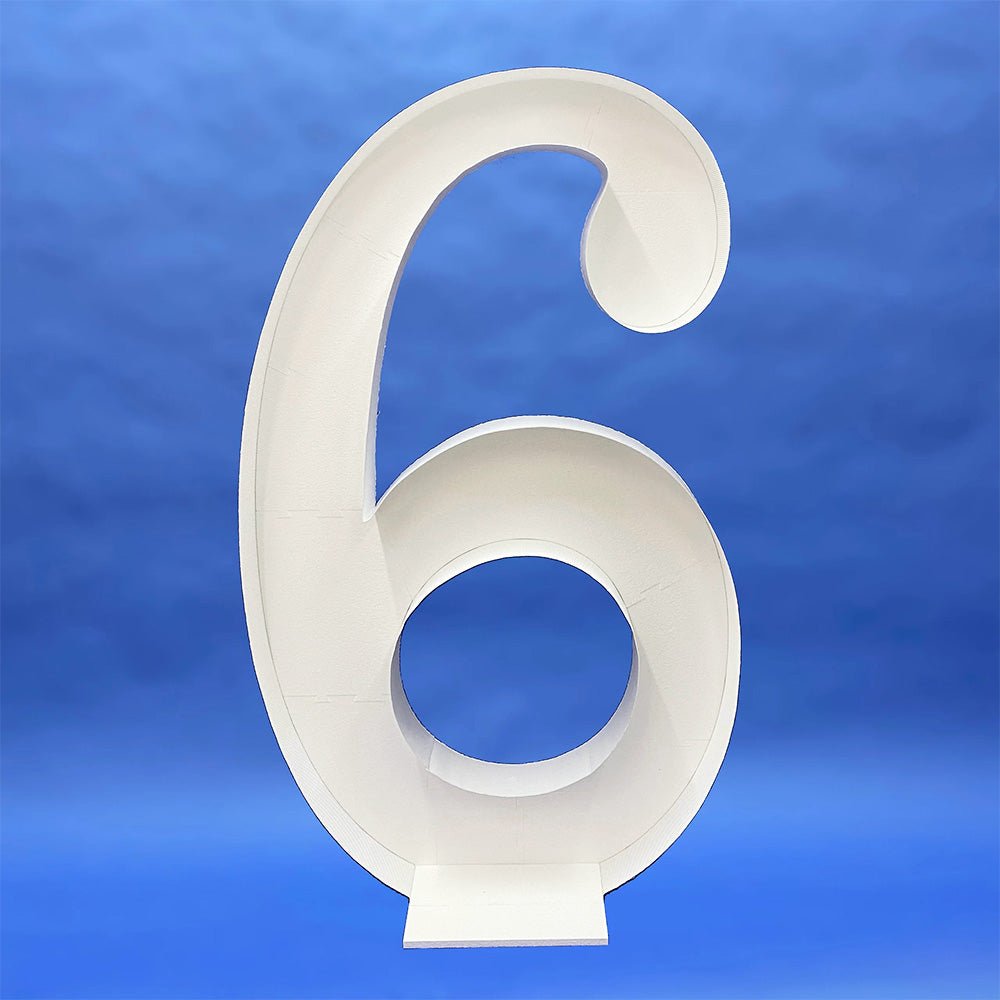 Number 6 Mosaic Frame