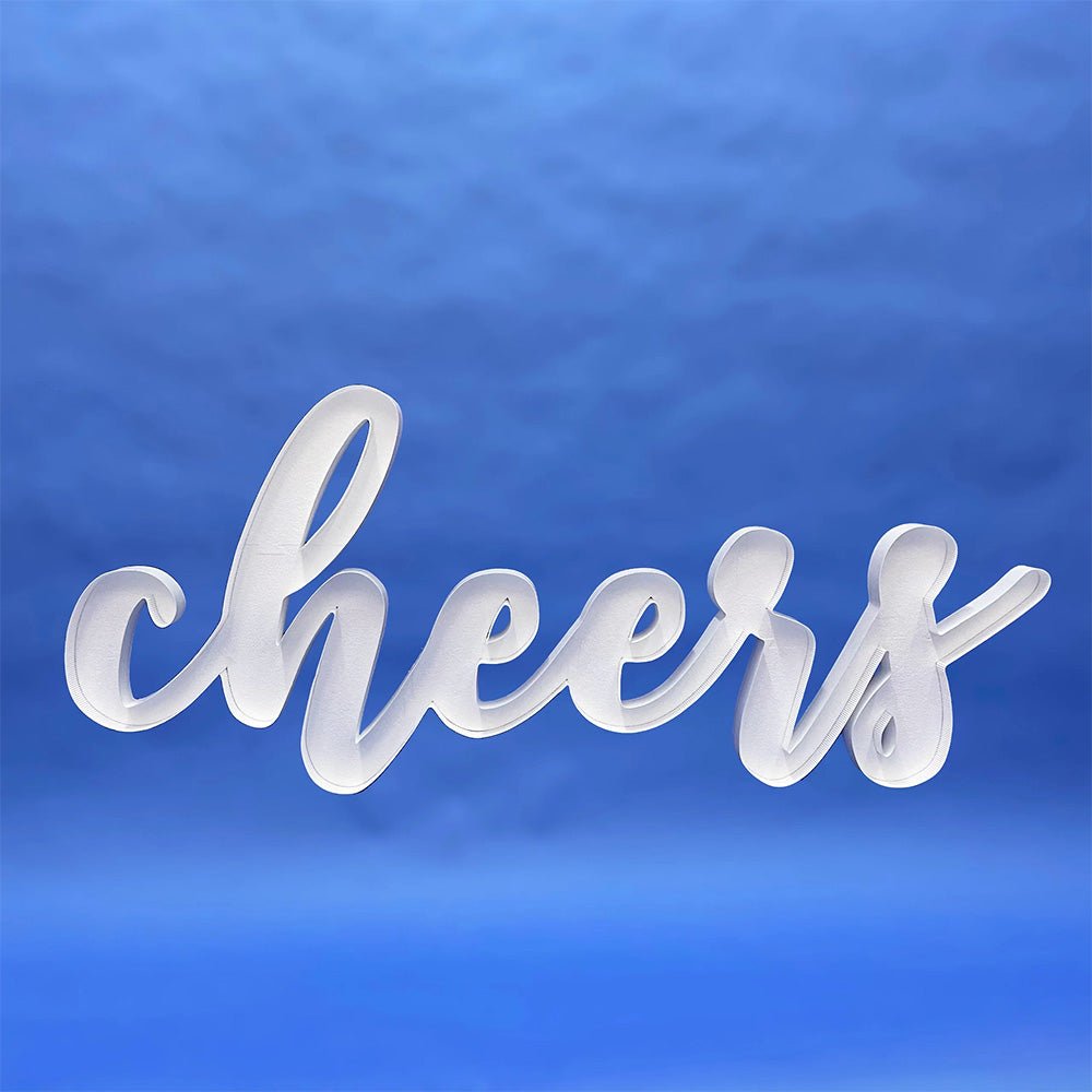 Script Cheers Mosaic Frame