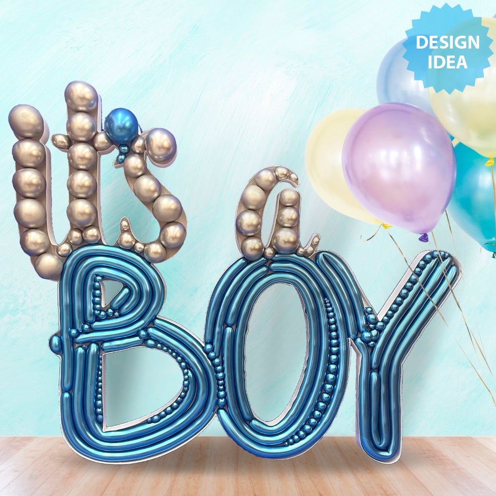 Balloon Frame It's a Boy Mosaic Frame