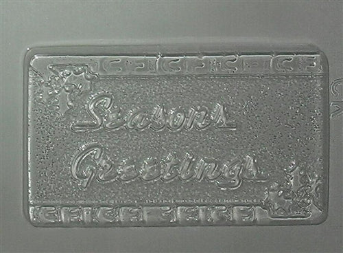 Seasons Greetings Chocolate Bar Mold