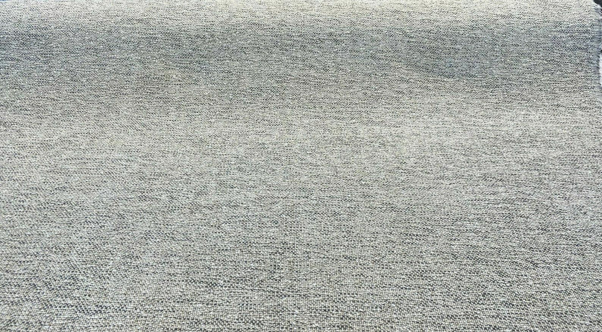 Gabriella Riverbed Italian Chenille Tweed Fabric - Beige Off White With Hints Of Gray, 56" Width (1 Yard)