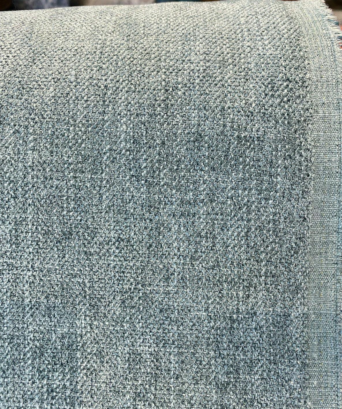 Eko Capri Blue Italian Performance Chenille Fabric - Capri Blue, Upholstery Fabric, 56" Width (1 Yard)