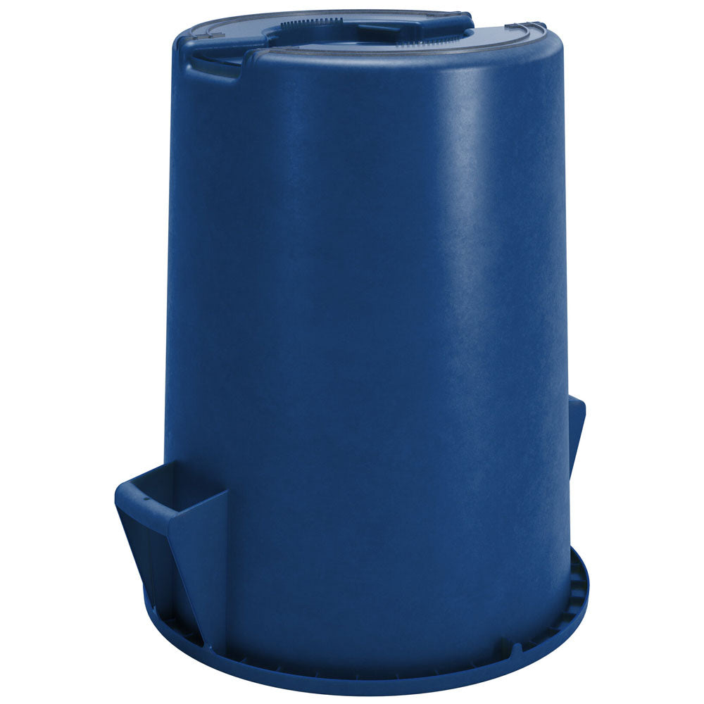 Carlisle Bronco Blue Round Waste Container, 20 Gallon