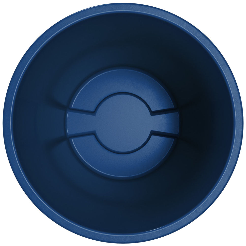 Carlisle Bronco Blue Round Waste Container, 20 Gallon