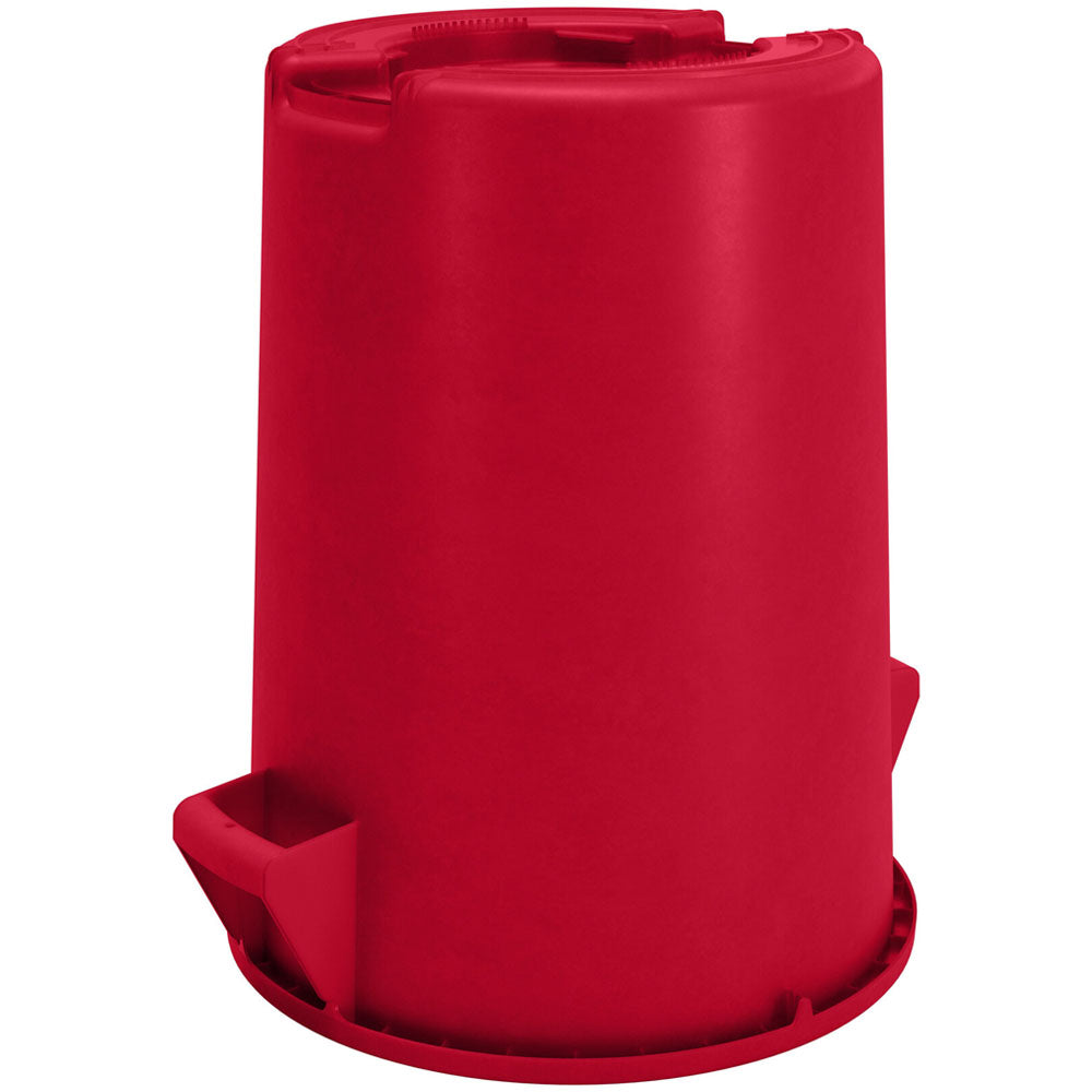 Carlisle Bronco Red Round Waste Container, 20 Gallon