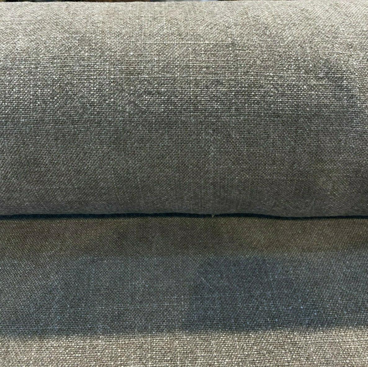Belgian Linen Drifter Linen Fabric - Vintage Gray, Shabby Chic, 56" Width (By The Yard)