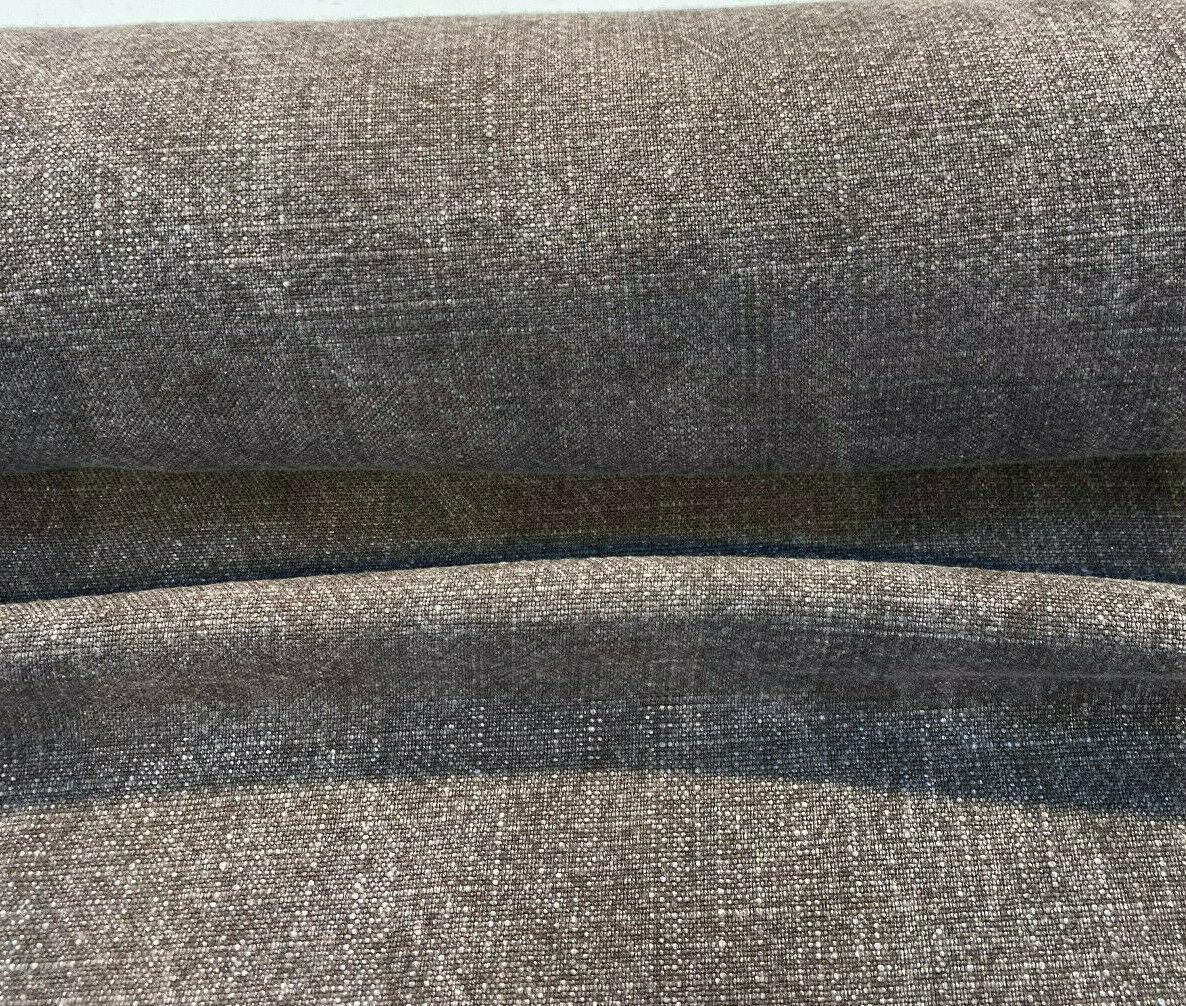 Belgian Linen Drifter Relic Linen Fabric - Relic Bronze, Shabby Chic, 56" Width (1 Yard)
