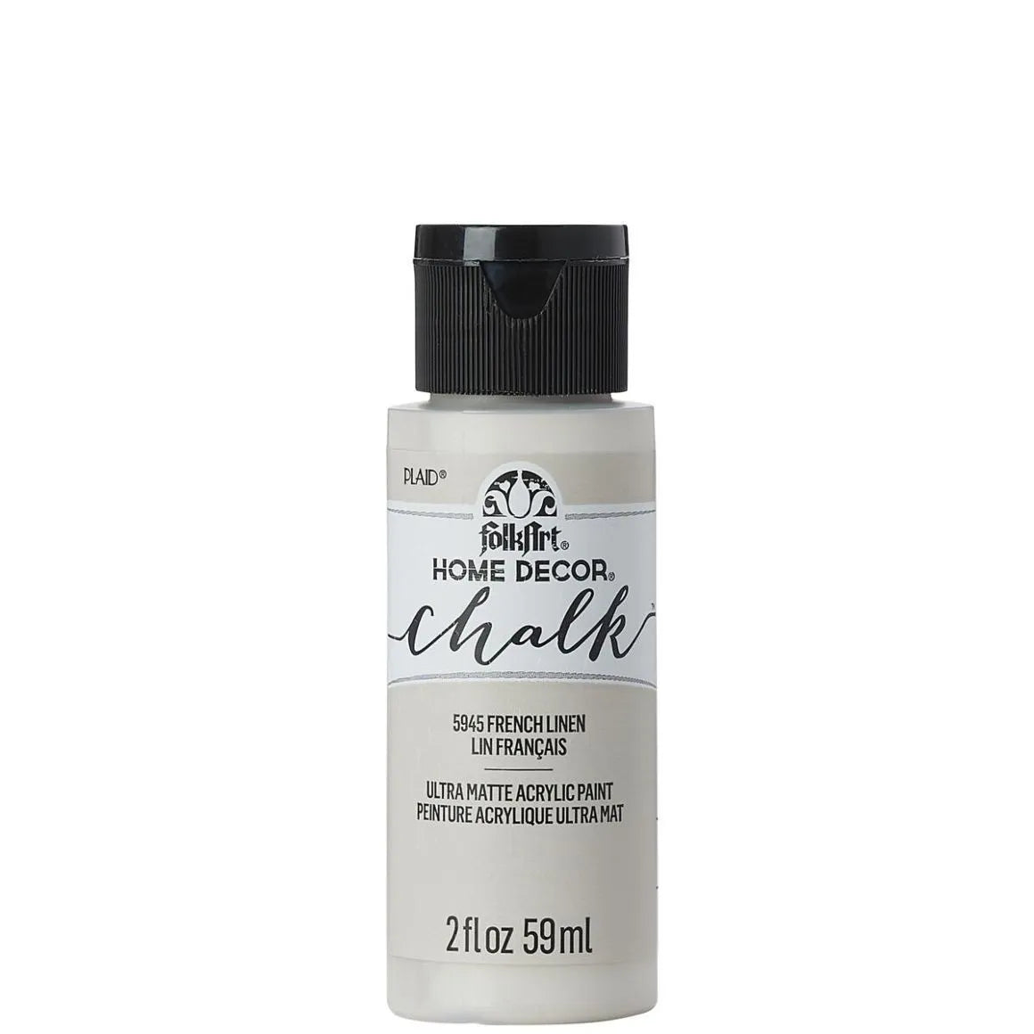 FolkArt Chalk Acrylic Paint - French Linen (2 oz Bottle)
