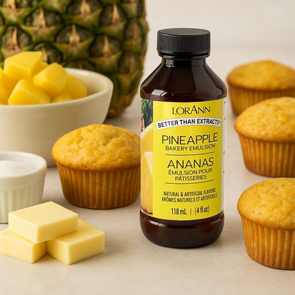 LorAnn Oils Pineapple Bakery Emulsion, 4 oz.