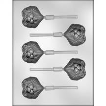 Lion Head Sucker Chocolate Mold