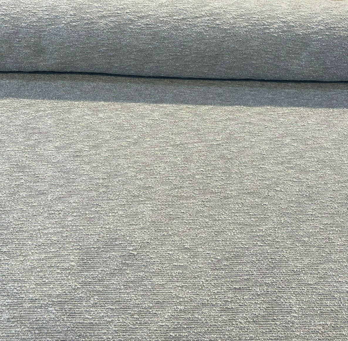 Sunbrella Outdoor Silken Boucle Acrylic Fabric - Gray Boucle, 54" Width (1 Yard)