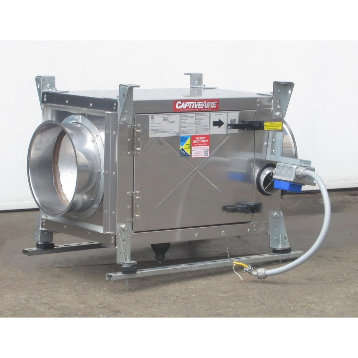 CaptiveAire SIF11DD-SS Exhaust Fan, Used Excellent Condition