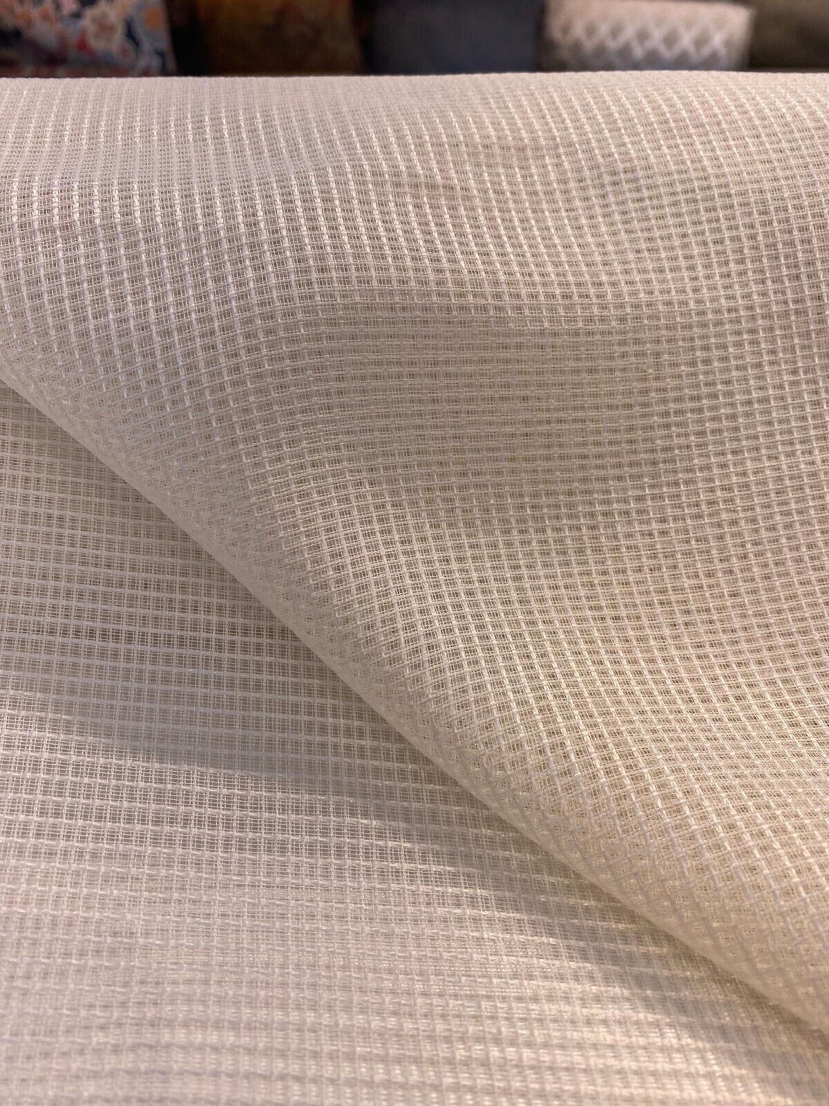 P Kaufmann Natural Sheer Tiny Net Polyester Fabric - Natural Sheer Net, 118" Width (By The Yard)