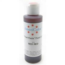 Red Red Soft Gel Food Color - AmeriColor 219 - 4-1/2 Ounces