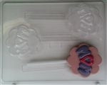 Mom Scalloped Sucker Chocolate Mold - CCM008