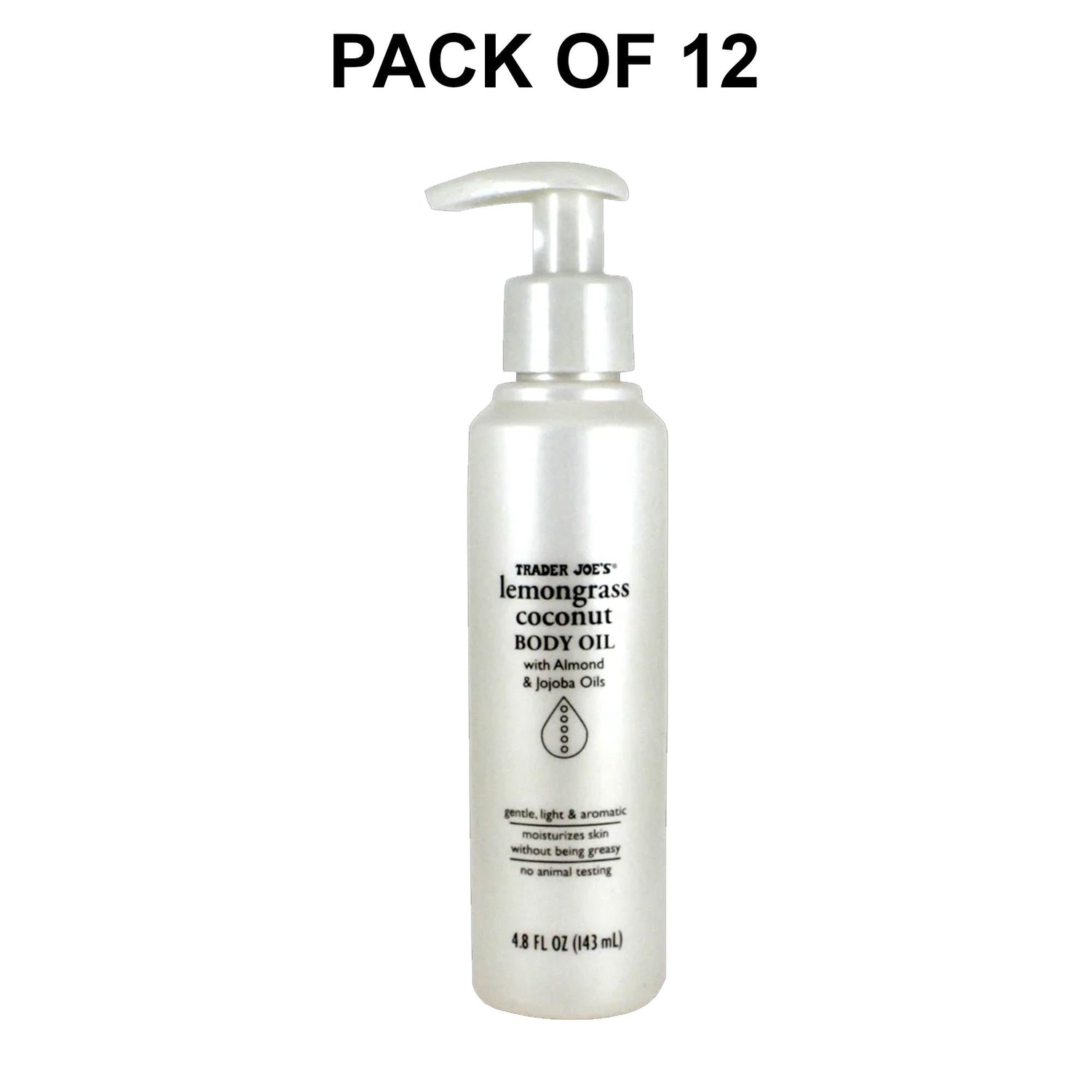 Traders Joe's Lemongrass Coconut Body Oil