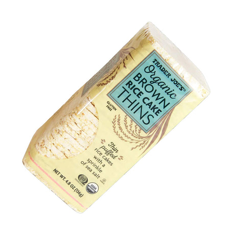 Trader Joe’s Organic Brown Rice Cake Thins 4.8 Oz