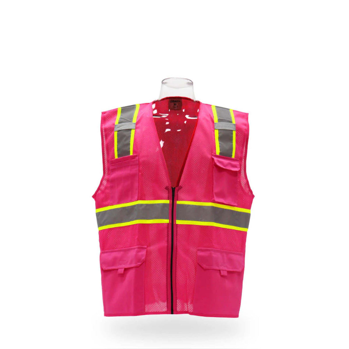 Multi pocket Safety Vest 10 Pack 100% polyester