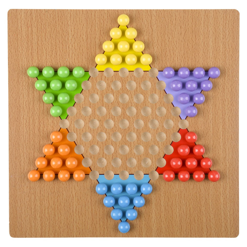 Wooden Chinese Checkers Game (1 Box)