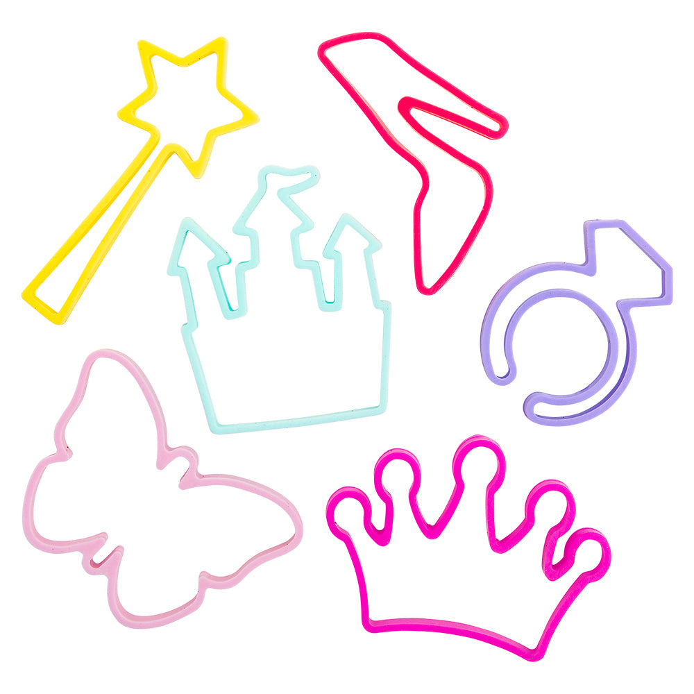 Princess Silicone Stretch Bands (144 Pc Canister)