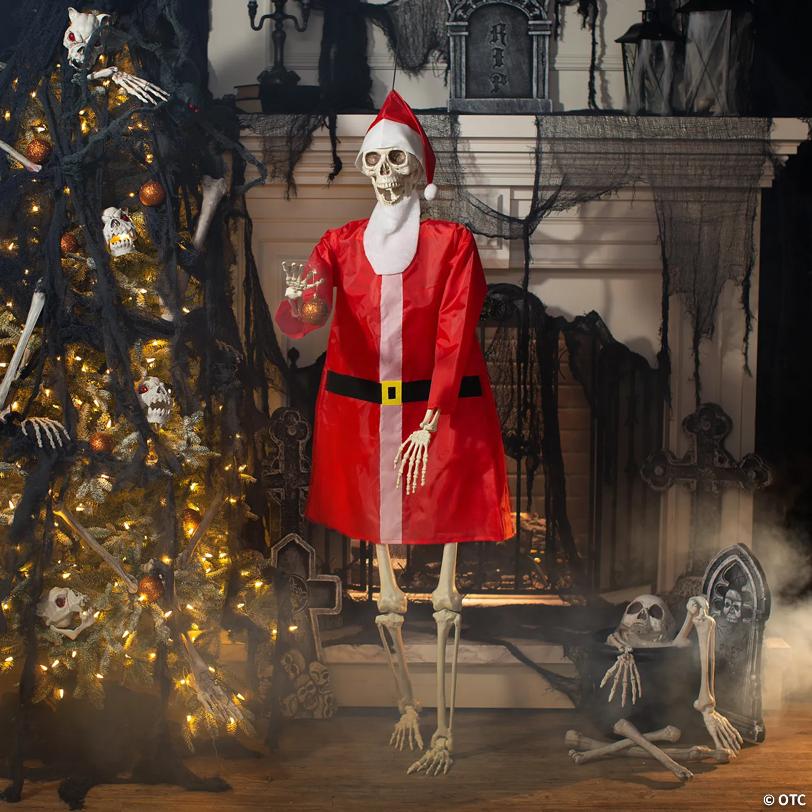 5 Ft. Life-Size Posable Plastic Skeleton Halloween Decoration