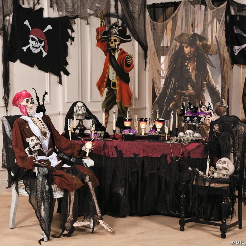 5 Ft. Life-Size Posable Plastic Skeleton Halloween Decoration