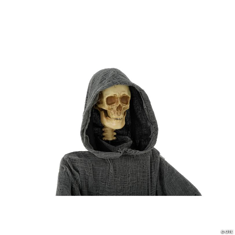 5 Ft. Two Skeleton Reapers Carrying a Coffin Halloween Decoration