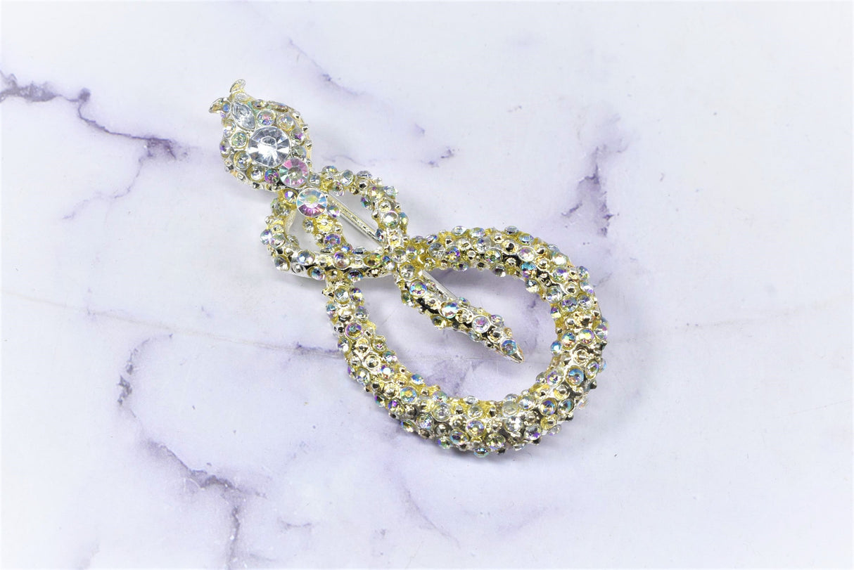 Rhinestone Snake Buckle Connector